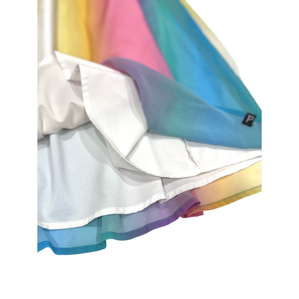 Deux par Deux Girls Chiffon Rainbow Dress - Picture 4 of 5
